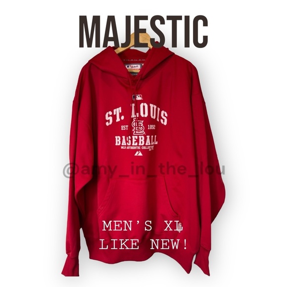 Majestic Other - St Louis Cardinals hoodie size men’s XL - like new!